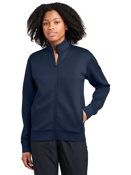 Womens "Pro Stretch" 9.6 oz Performance Wicking Full Zip Warm Up Jacket