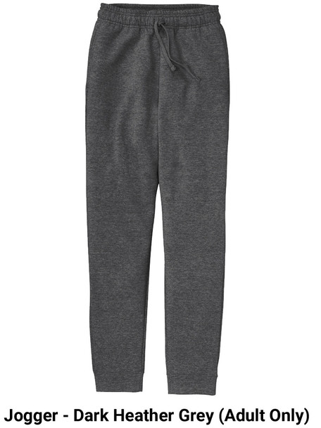 "Unity" 7.8 oz 50/50 Decorated Fleece Jogger