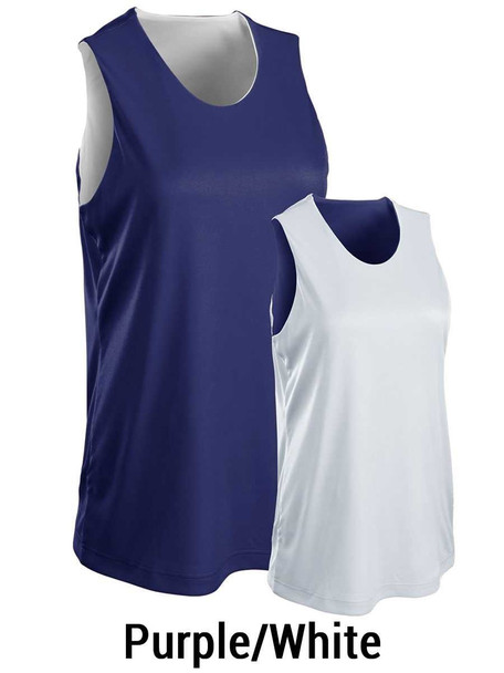 Womens/Girls "Court Vision" Decorated Reversible Basketball Jersey Decorated Deals All Sports Uniforms