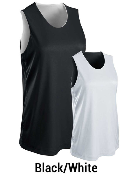 Womens/Girls "Court Vision" Decorated Reversible Basketball Jersey Decorated Deals All Sports Uniforms