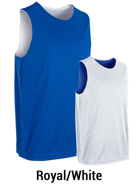 Adult/Youth "Court Vision" Decorated Reversible Basketball Jersey Decorated Deals All Sports Uniforms