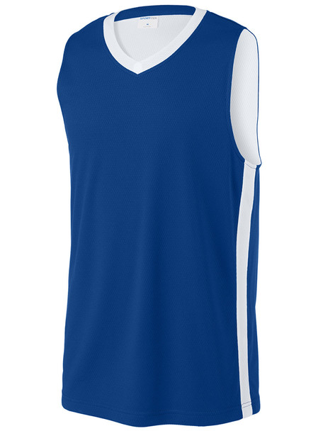 "Rival" Decorated Reversible Basketball Jersey