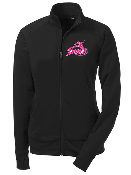 Womens "Vibe" Moisture Wicking Full Zip Warm Up Jacket