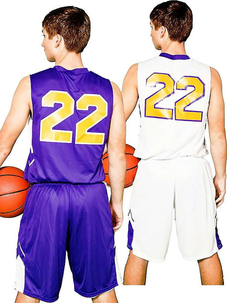 Adult "Perimeter" Reversible Basketball Jersey Adult All Sports Uniforms