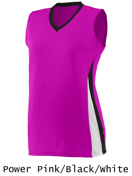 Womens/Girls "Hurricane" Volleyball Uniform Set with Tight Fit Shorts Sets w/ Tight Fit Shorts All Sports Uniforms