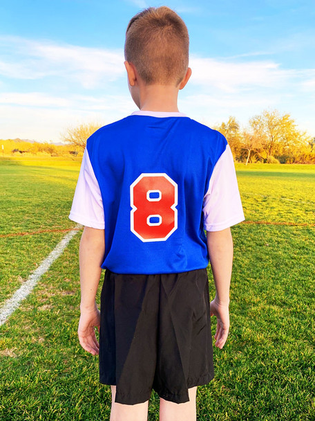 Adult/Youth "Wonder Goal" Soccer Uniform Set