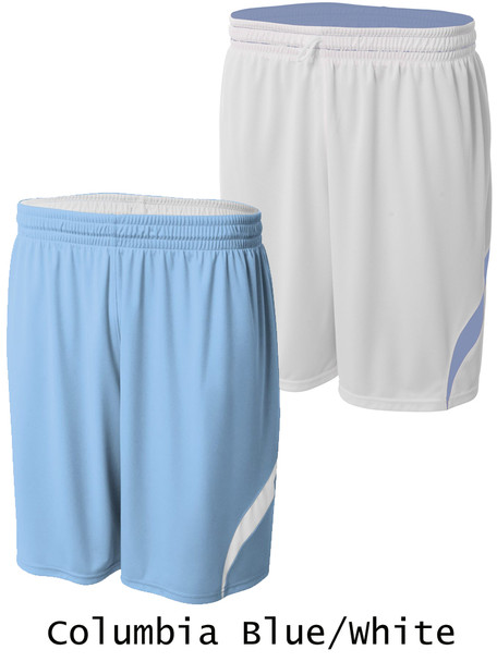 Adult 10" Inseam "Hang Time" Reversible Basketball Shorts