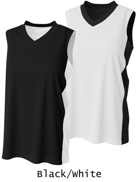 Womens/Girls "Bulldog" Reversible Basketball Uniform Set