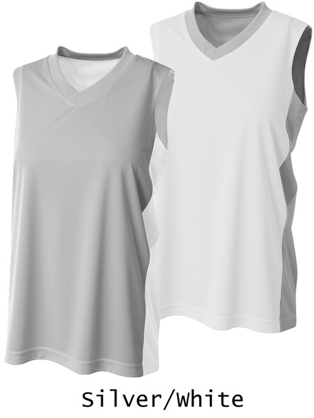 Womens/Girls "Bulldog" Reversible Basketball Uniform Set