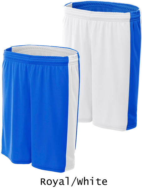 Womens 8" Inseam "Bulldog" Reversible Basketball Shorts