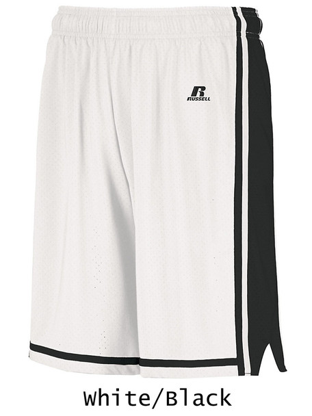 Adult 8" Inseam Russell "Retro" Mesh Basketball Shorts