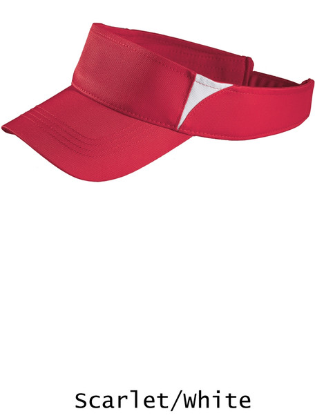 "Accent"  Moisture Control Softball Visor