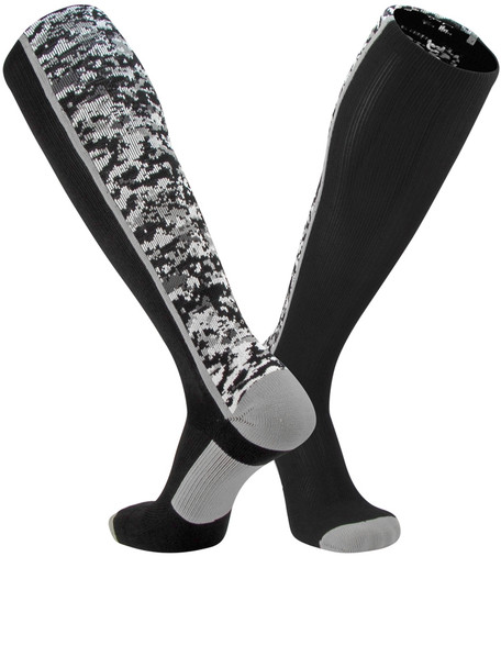 Digital Camo Over the Calf Baseball Sock