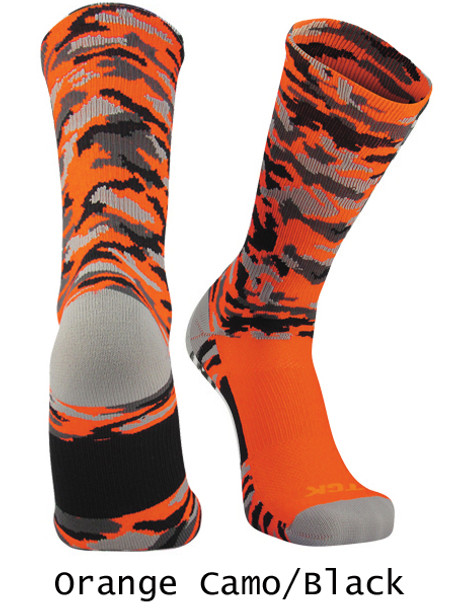 Woodland Camo Crew Volleyball Sock