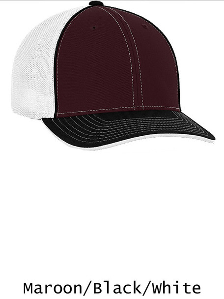 Tri-Color Trucker Mesh Moisture Control Baseball Cap