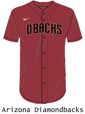 Nike MLB Replica Moisture Control Button Front Jersey