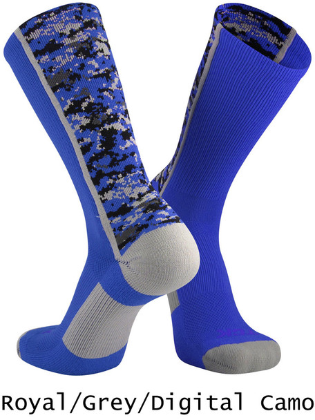 Digital Camo Crew Basketball Sock