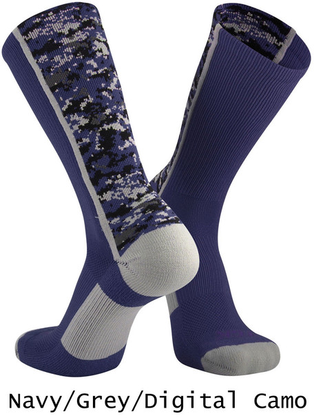 Digital Camo Crew Basketball Sock