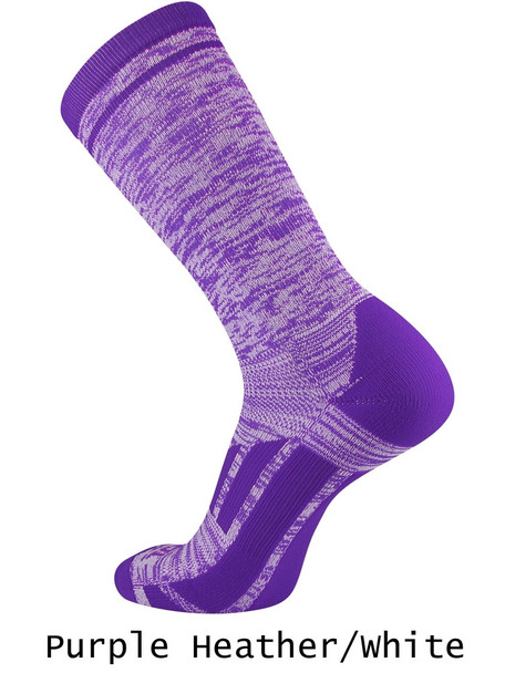 Heather Crew Basketball Sock