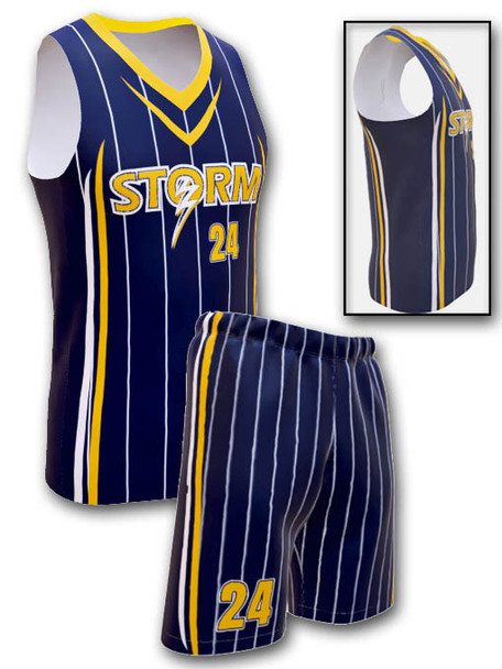 Saver Series - Adult/Youth "Royal" Custom Sublimated Basketball Set