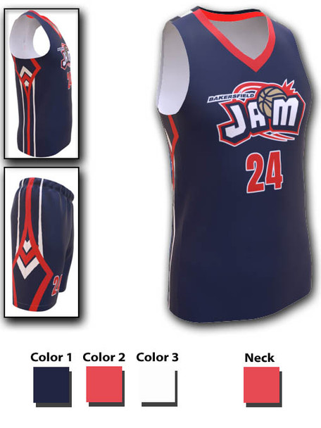 Saver Series - Adult/Youth "Falcon" Custom Sublimated Basketball Set