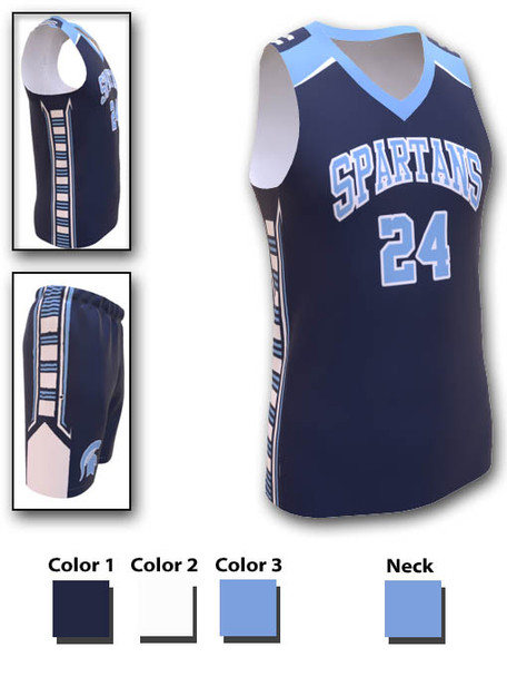 Saver Series - Womens/Girls "Matrix" Custom Sublimated Basketball Set