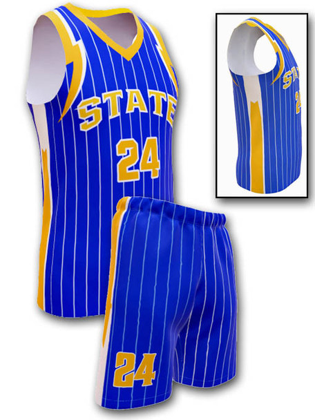 Saver Series - Womens/Girls "Warrior" Custom Sublimated Basketball Set