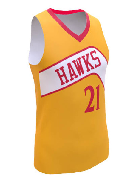 Saver Series - Adult/Youth "Hawk" Custom Sublimated Reversible Basketball Set