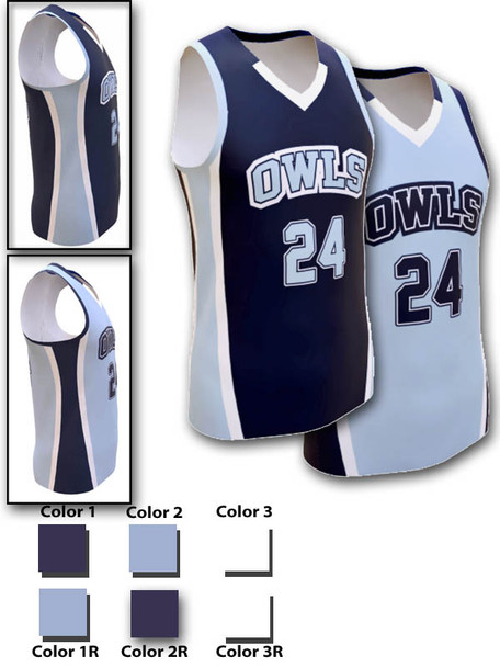 Saver Series - Womens/Girls "Bearcat" Custom Sublimated Reversible Basketball Set