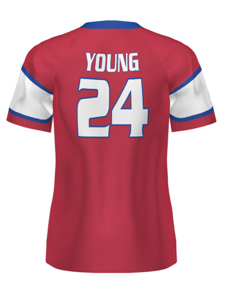 Quick Ship Plus - Womens/Girls "Blockade" Custom Sublimated Softball Jersey