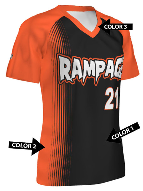 Quick Ship Plus - Womens/Girls "Merge" Custom Sublimated Softball Jersey