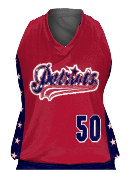 Control Series Premium - Womens/Girls "Stars" Custom Sublimated Racerback Softball Jersey
