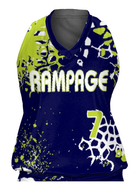 Control Series Premium - Womens/Girls "Wild Card" Custom Sublimated Sleeveless Softball Jersey