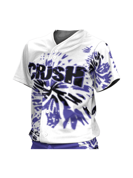 Control Series Premium - Womens/Girls "Tie Dye" Custom Sublimated Button Front Softball Jersey