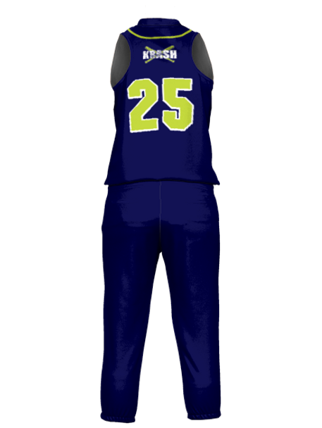 Control Series Premium - Womens/Girls "1 Color Piping" Custom Sublimated Racerback Softball Set