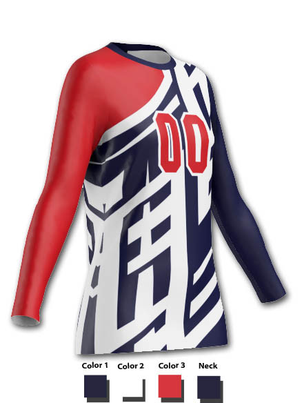 Control Series Premium - Womens/Girls "Strike" Custom Sublimated Volleyball Jersey