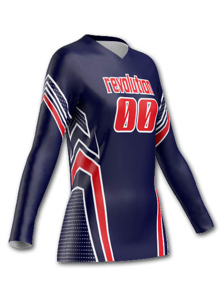 Control Series Premium - Womens/Girls "Force" Custom Sublimated Volleyball Jersey