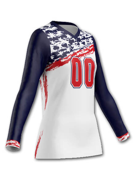 Control Series Premium - Womens/Girls "Freedom" Custom Sublimated Volleyball Jersey