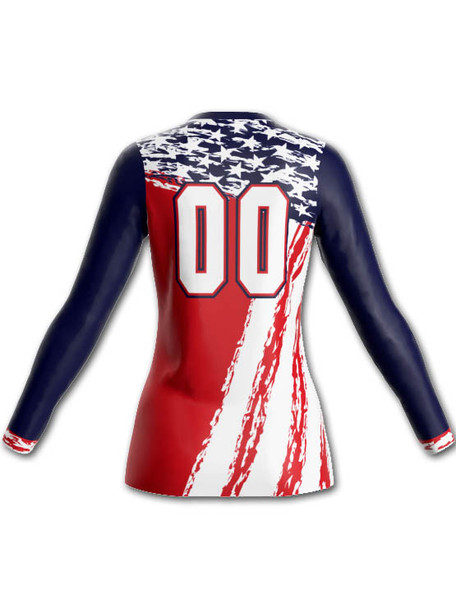 Control Series Premium - Womens/Girls "Freedom" Custom Sublimated Volleyball Jersey