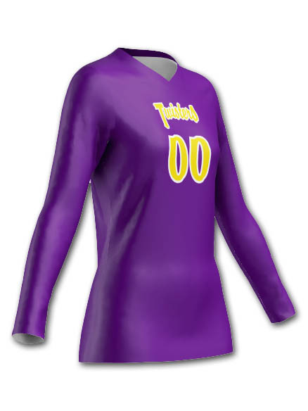Control Series Premium - Womens/Girls "Solid" Custom Sublimated Volleyball Jersey