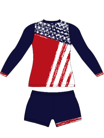 Control Series Premium - Womens/Girls "Freedom" Custom Sublimated Volleyball Set
