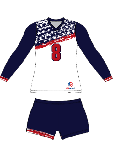 Control Series Premium - Womens/Girls "Freedom" Custom Sublimated Volleyball Set