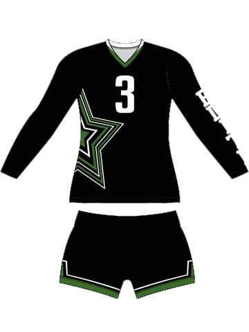 Control Series Premium - Womens/Girls "Stars" Custom Sublimated Volleyball Set