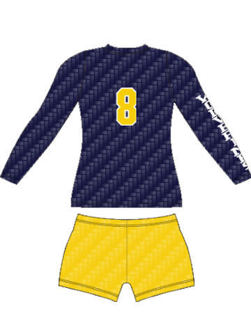 Control Series Premium - Womens/Girls "All Over Pattern" Custom Sublimated Volleyball Set