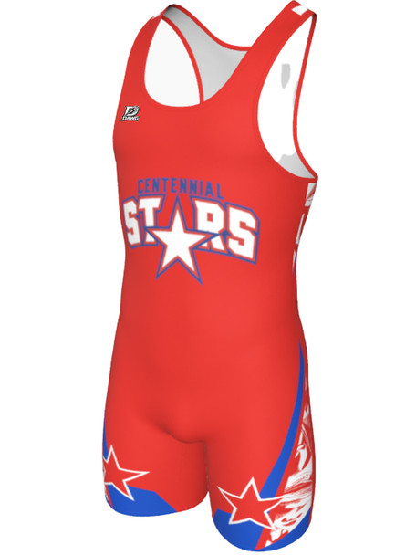 "Half Nelson" Custom Sublimated Wrestling Singlet by DAWG