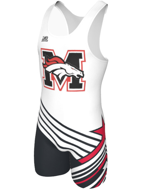 "United" Custom Sublimated Wrestling Singlet by DAWG
