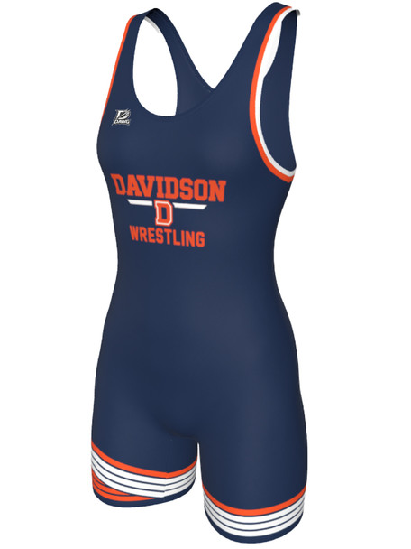Womens "Defeated" Custom Sublimated Wrestling Singlet | DAWG