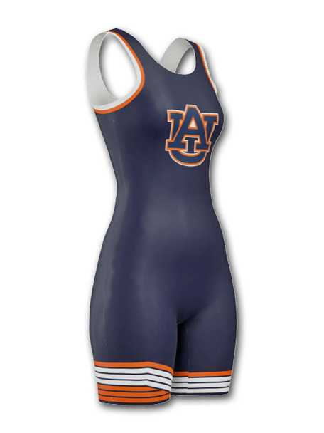 Womens "Defeated" Custom Sublimated Wrestling Singlet