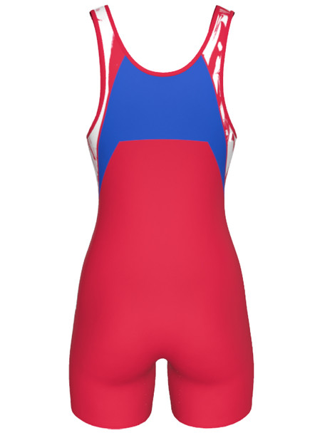 "Half Nelson" Womens Custom Sublimated Wrestling Singlet by DAWG