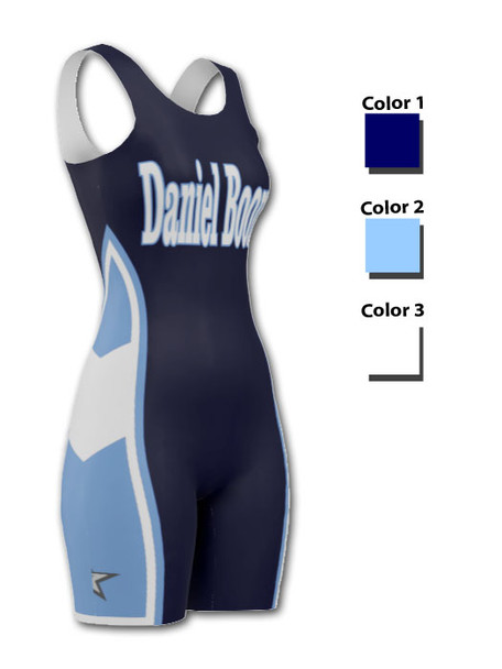 Womens "Escape" Custom Sublimated Wrestling Singlet